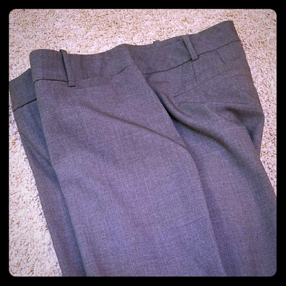 Brushed Grey Curvy fit 8P Trouser Pants
